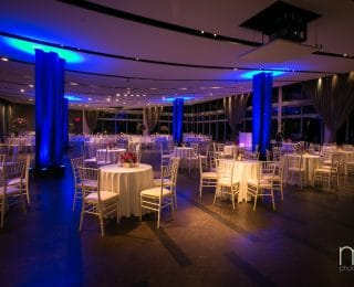 Weddings Atlantic Room cocktail rounds in half for mitzvah 320x260 - Weddings